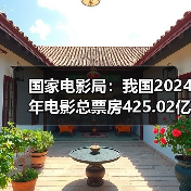国家电影局：我国2024年电影总票房425.02亿元（图2）