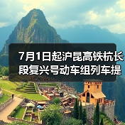 7月1日起沪昆高铁杭长段复兴号动车组列车提速 长三角与中西部地区城市间旅行时间进一步压缩（图3）
