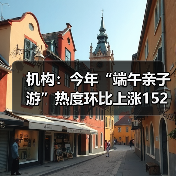机构：今年“端午亲子游”热度环比上涨152%（图1）