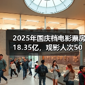 2025年国庆档电影票房18.35亿，观影人次5007万（图4）