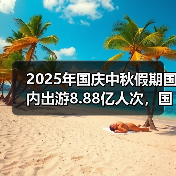 2025年国庆中秋假期国内出游8.88亿人次，国内出游总花费8090.06亿元（图2）