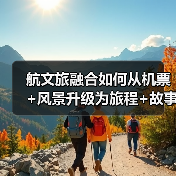 航文旅融合如何从机票+风景升级为旅程+故事(图1) 航文旅融合如何从机票+风景升级为旅程+故事(图1)