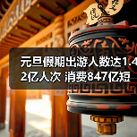 元旦假期出游人数达1.42亿人次 消费847亿短途游火出圈(图3) 元旦假期出游人数达1.42亿人次 消费847亿短途游火出圈(图3)
