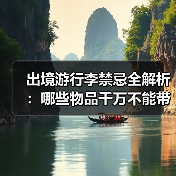 出境游行李禁忌全解析：哪些物品千万不能带？（图1）