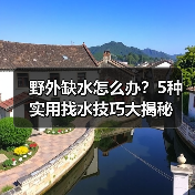 野外缺水怎么办?5种实用找水技巧大揭秘(图2) 野外缺水怎么办?5种实用找水技巧大揭秘(图2)