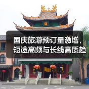 国庆旅游预订量激增,短途高频与长线高质趋势明显?(图1) 国庆旅游预订量激增,短途高频与长线高质趋势明显?(图1)