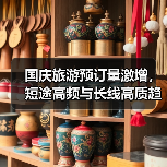 国庆旅游预订量激增,短途高频与长线高质趋势明显?(图3) 国庆旅游预订量激增,短途高频与长线高质趋势明显?(图3)
