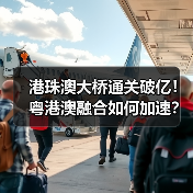 港珠澳大桥通关破亿!粤港澳融合如何加速?(图4) 港珠澳大桥通关破亿!粤港澳融合如何加速?(图4)