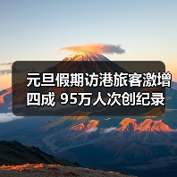 元旦假期访港旅客激增四成 95万人次创纪录（图4）
