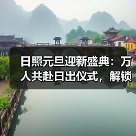 日照元旦迎新盛典:万人共赴日出仪式,解锁城市活力新体验(图1) 日照元旦迎新盛典:万人共赴日出仪式,解锁城市活力新体验(图1)
