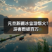 元旦新疆冰雪游爆火!游客数破百万(图1) 元旦新疆冰雪游爆火!游客数破百万(图1)