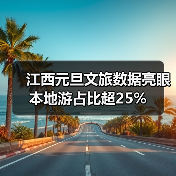 江西元旦文旅数据亮眼 本地游占比超25%（图3）