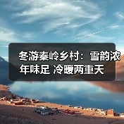 冬游秦岭乡村：雪韵浓年味足 冷暖两重天（图2）