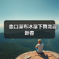 壶口瀑布冰瀑下舞龙迎新春（图4）