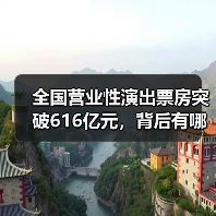 全国营业性演出票房突破616亿元,背后有哪些新趋势?(图1) 全国营业性演出票房突破616亿元,背后有哪些新趋势?(图1)