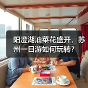 阳澄湖油菜花盛开,苏州一日游如何玩转?(图2) 阳澄湖油菜花盛开,苏州一日游如何玩转?(图2)