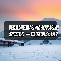 阳澄湖莲花岛油菜花旅游攻略 一日游怎么玩？（图1）