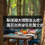 阳澄湖大闸蟹怎么吃?莲花岛农家乐吃蟹全攻略(图1) 阳澄湖大闸蟹怎么吃?莲花岛农家乐吃蟹全攻略(图1)
