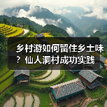 乡村游如何留住乡土味?仙人洞村成功实践(图1) 乡村游如何留住乡土味?仙人洞村成功实践(图1)