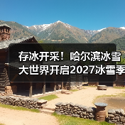 存冰开采!哈尔滨冰雪大世界开启2027冰雪季备战模式(图1) 存冰开采!哈尔滨冰雪大世界开启2027冰雪季备战模式(图1)
