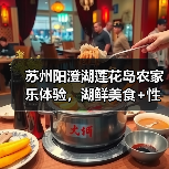 苏州阳澄湖莲花岛农家乐体验,湖鲜美食+性价比之选!(图2) 苏州阳澄湖莲花岛农家乐体验,湖鲜美食+性价比之选!(图2)