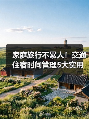 家庭旅行不累人！交通住宿时间管理5大实用建议（图1）